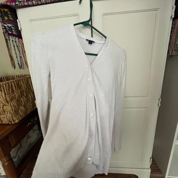 Anne Taylor Factory Cream Cardigan Size Small - Picture 2 of 5